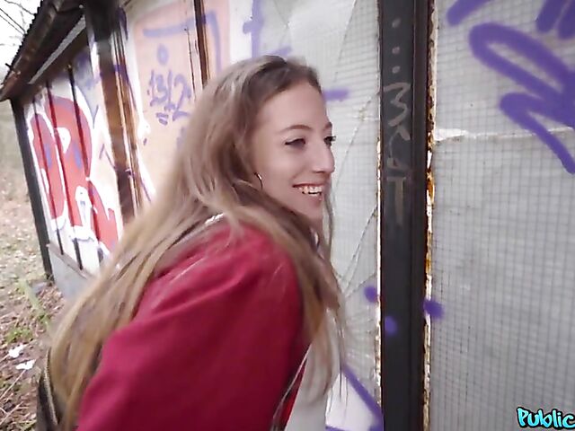 Pantyhose sex in public for cash with Venom Evil