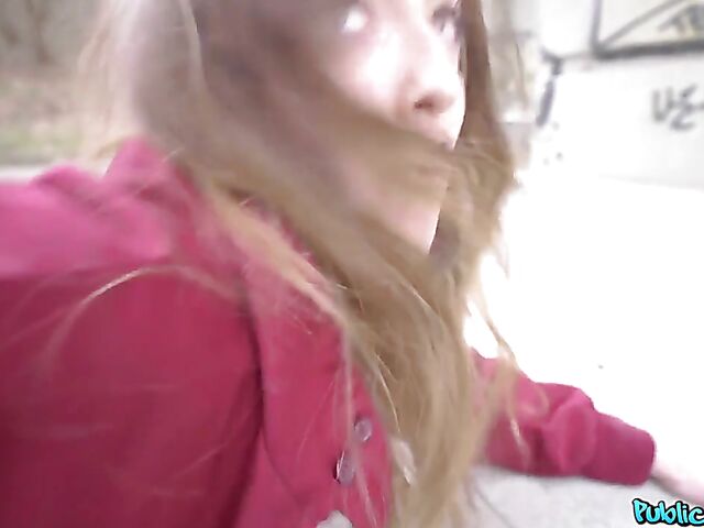 Pantyhose sex in public for cash with Venom Evil