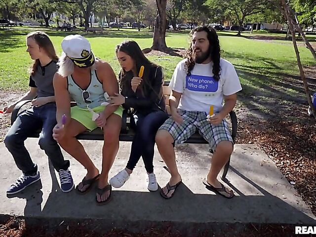 Captain Stabbin sex chronicles featuring hot latinas Missy Martinez and Serena Santos