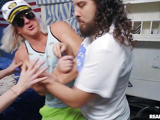 Captain Stabbin sex chronicles featuring hot latinas Missy Martinez and Serena Santos