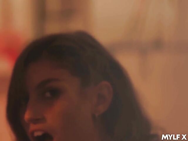 Oiled massage sex with tiny MILF Sicilia