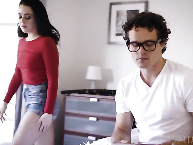 Taboo double penetration with son's bad girlfriend Whitney Wright