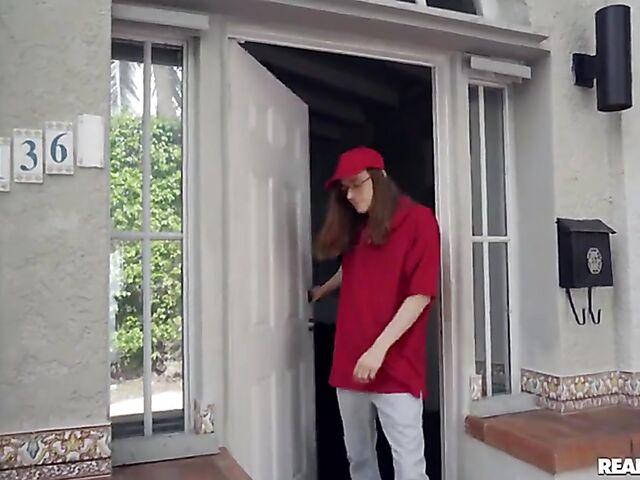 Femdom blowjob in leather with Kyler Quinn and boat sex with Sloan Harper