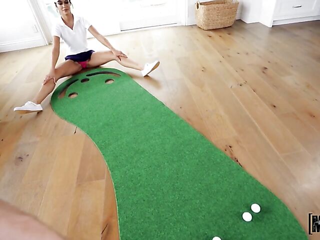 Mofos POV with skinny golf girl Aila Donovan