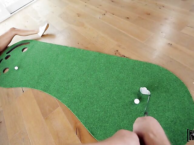 Mofos POV with skinny golf girl Aila Donovan