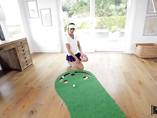 Mofos POV with skinny golf girl Aila Donovan
