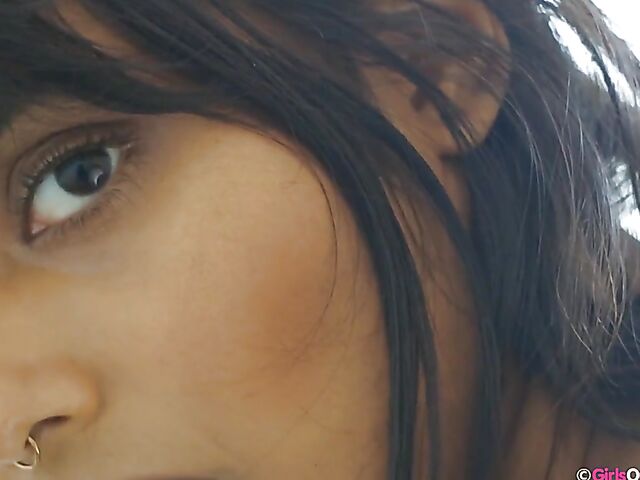 Australian indian solo girl Rhea fingering and toying herself