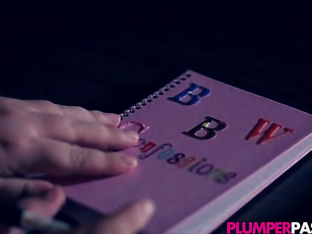 Solo BBW Mischievous Kitty plays with her massive titties and fat pussy in lingerie