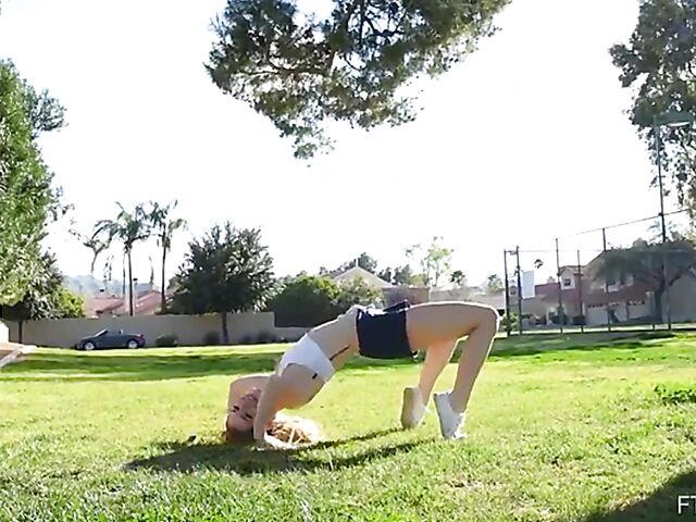 Close up pussy insertions and masturbation with FTV babe Bella