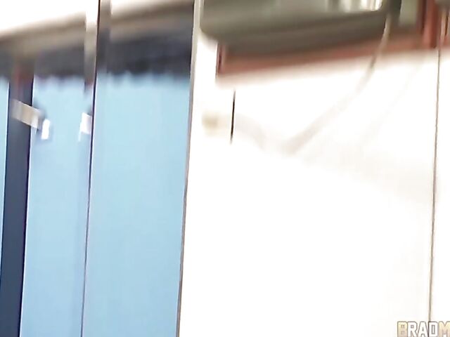 Brazilian MILF Melissa Pitanga fucks with her lace bodysuit on