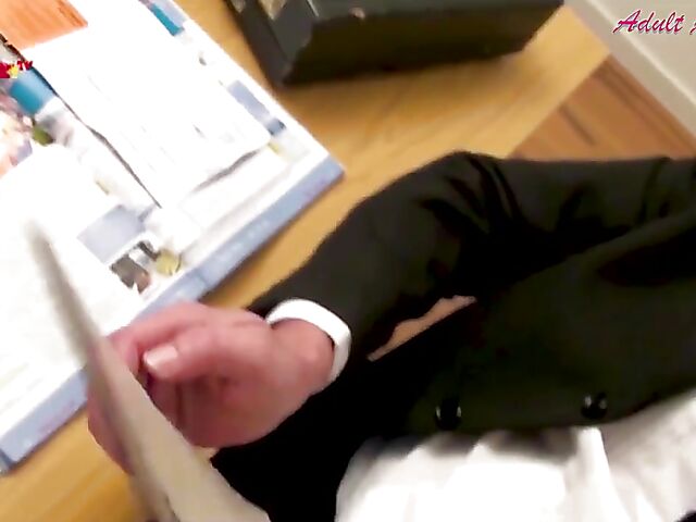 Casting threesome with new British slut Ashleigh