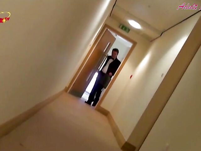 Casting threesome with new British slut Ashleigh