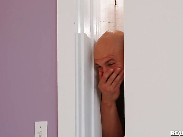 Kendra Heart's first deepthroat lesson from Jmac and pussy pounding