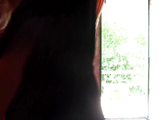 Sophia D - Girl in white stockings masturbation with a candle