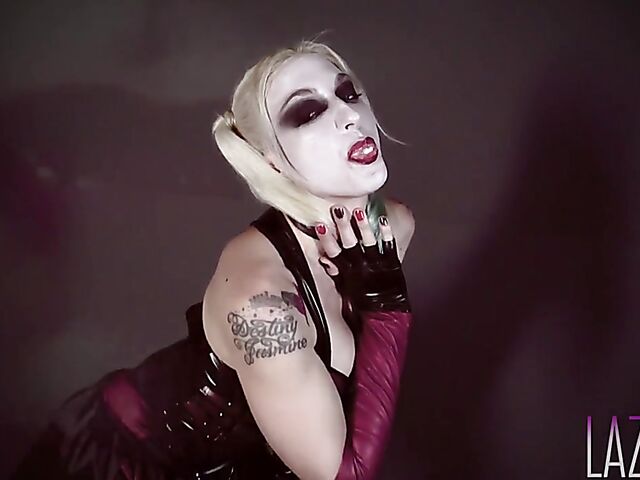 Harley Quinn and Joker porn parody starring Leya Falcon