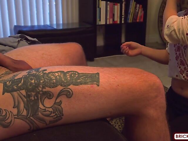 Asian handjob during the pandemic with Dacey