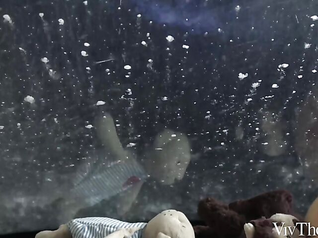 Blonde Cherry Kiss and redhead Veronica Leal in Viv Thomas lesbian video