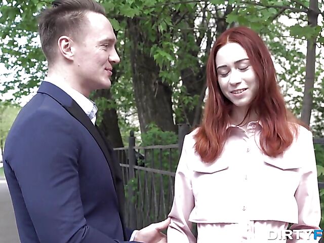 Sex date with shaved redhead teen Lagoon Blaze