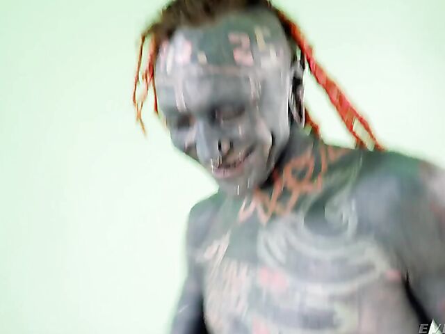 Completely tattooed anal lovers Anuskatzz and LilyLu