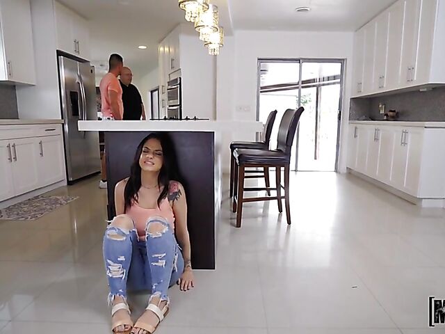 Young chick with big naturals Melody Foxx in Stranded Teens