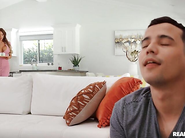 Busty MILF young boy fuck story with Ricky Spanish and huge titted Nicolette Shea
