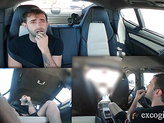 Sex in car and more fun in bed with big breasted blonde Kayley Gunner