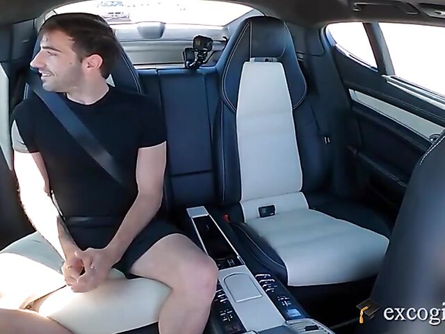 Sex in car and more fun in bed with big breasted blonde Kayley Gunner