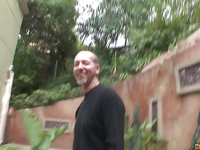 Kim Kennedy - Sweet latina blowjob in the backyard