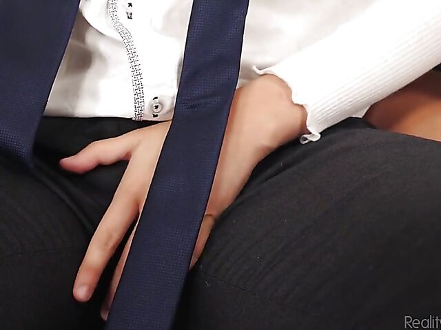 Babysitter teen Liv Wild is horny for cock