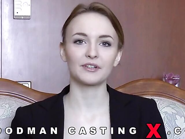 Belle Claire's all anal casting sessions with Woodman