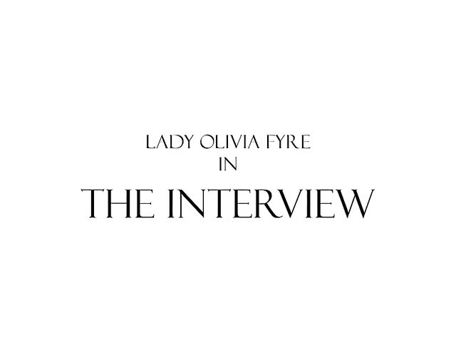 Lady Olivia Fyre - Redhead MILF POV interview and sex