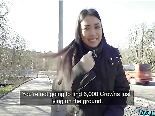 Public pick up and POV banging with exotic Russian girl Alina Crystall