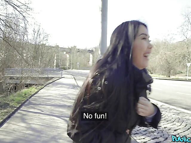 Public pick up and POV banging with exotic Russian girl Alina Crystall