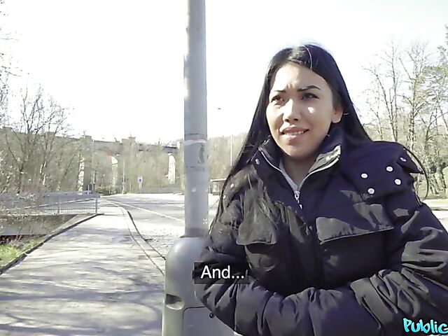 Public pick up and POV banging with exotic Russian girl Alina Crystall