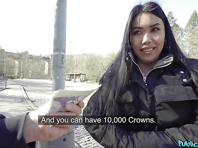 Public pick up and POV banging with exotic Russian girl Alina Crystall