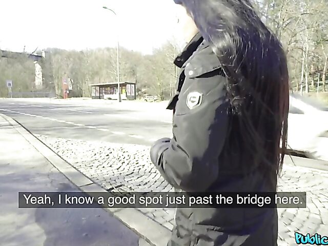 Public pick up and POV banging with exotic Russian girl Alina Crystall