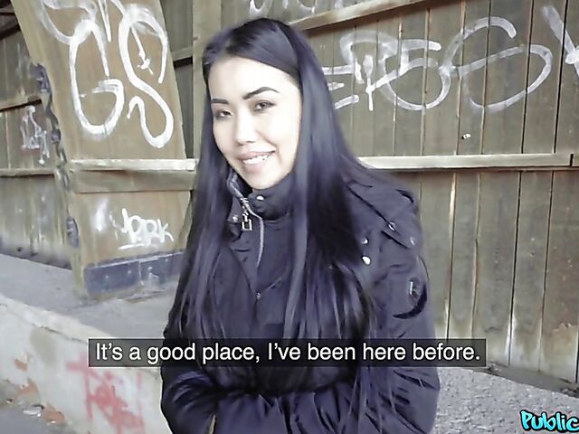 Public pick up and POV banging with exotic Russian girl Alina Crystall