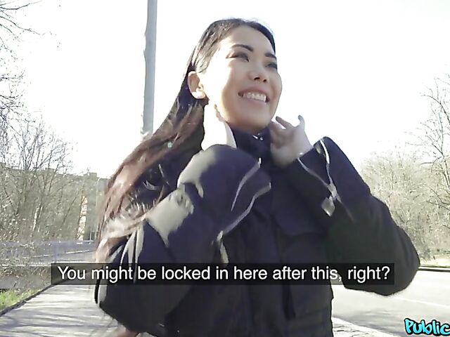 Public pick up and POV banging with exotic Russian girl Alina Crystall