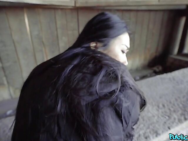 Public pick up and POV banging with exotic Russian girl Alina Crystall