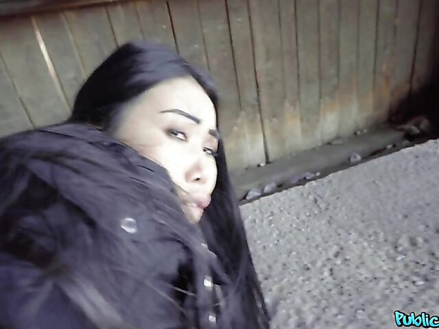 Public pick up and POV banging with exotic Russian girl Alina Crystall