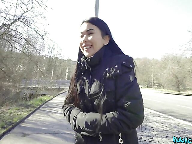 Public pick up and POV banging with exotic Russian girl Alina Crystall