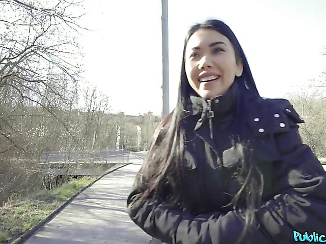 Public pick up and POV banging with exotic Russian girl Alina Crystall