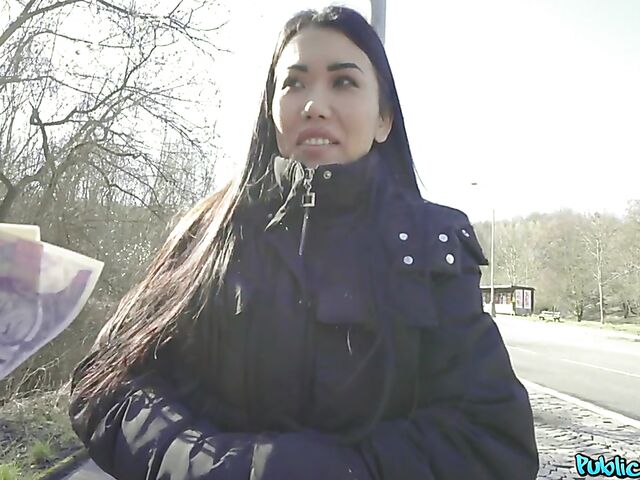 Public pick up and POV banging with exotic Russian girl Alina Crystall