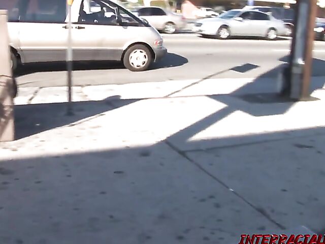 White slut Nykole gets talked into fucking her first big black cock