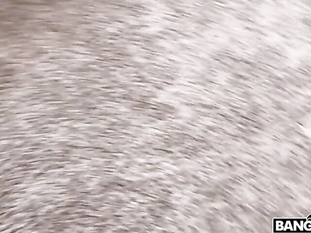 White cock in horny ebony teen Cecilia Lion