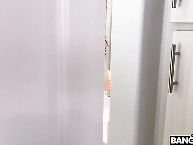 White cock in horny ebony teen Cecilia Lion