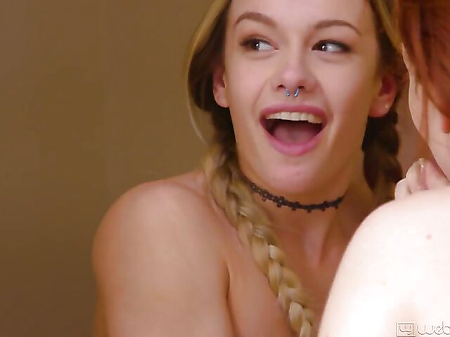 Hide and seek lesbian threesome in the closet with Maya Kendrick, Naomi Swann, and Lily Larimar