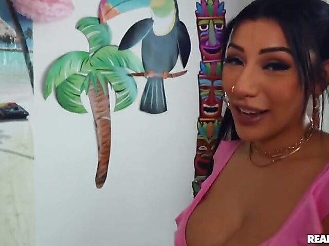 Big oiled ass and POV pussy drilling with Valentina Jewels