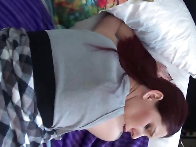 Nasty POV session with big tit redhead Lilian Stone