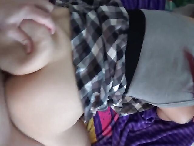 Nasty POV session with big tit redhead Lilian Stone